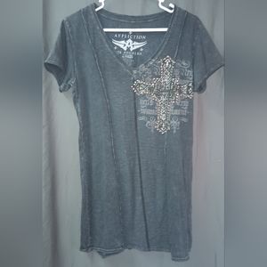Women's XL Affliction shirt